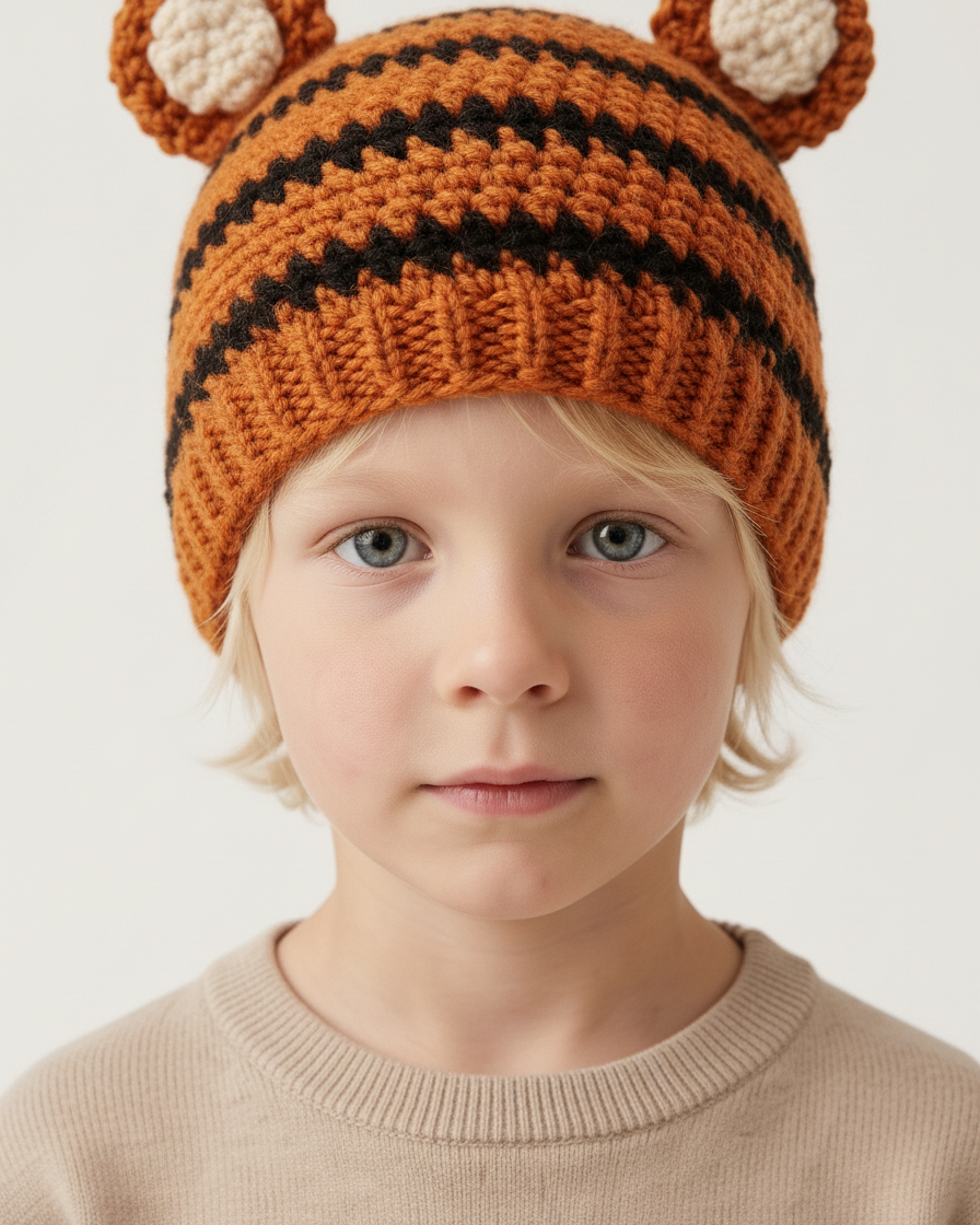 Crochet Tiger Hat Pattern
