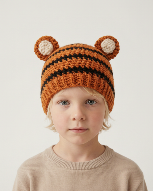 Crochet Tiger Hat Pattern