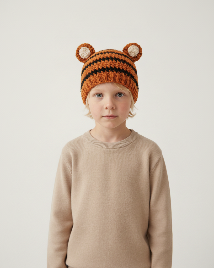 Crochet Tiger Hat Pattern