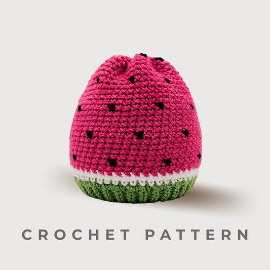 Crochet Watermelon Hat Pattern