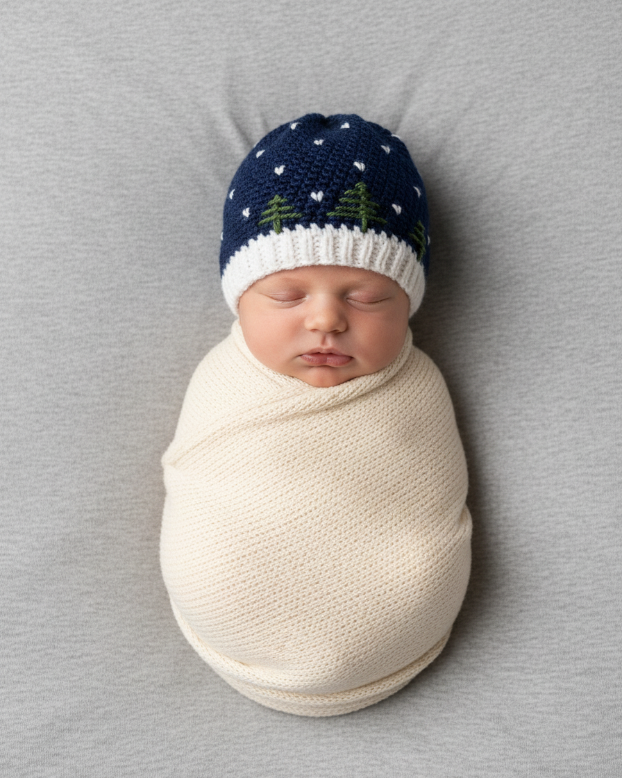 Crochet Winter Sky Hat Pattern