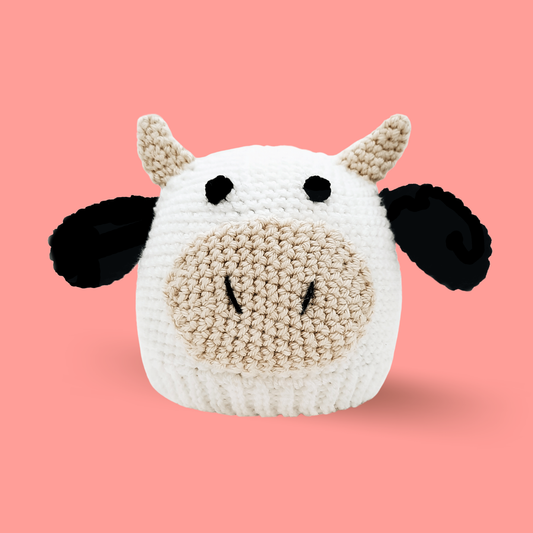 Crochet Cow Hat Pattern