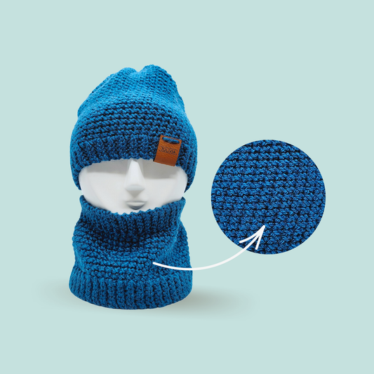 Crochet Bare Minimum Hat and Cowl Pattern Bundle