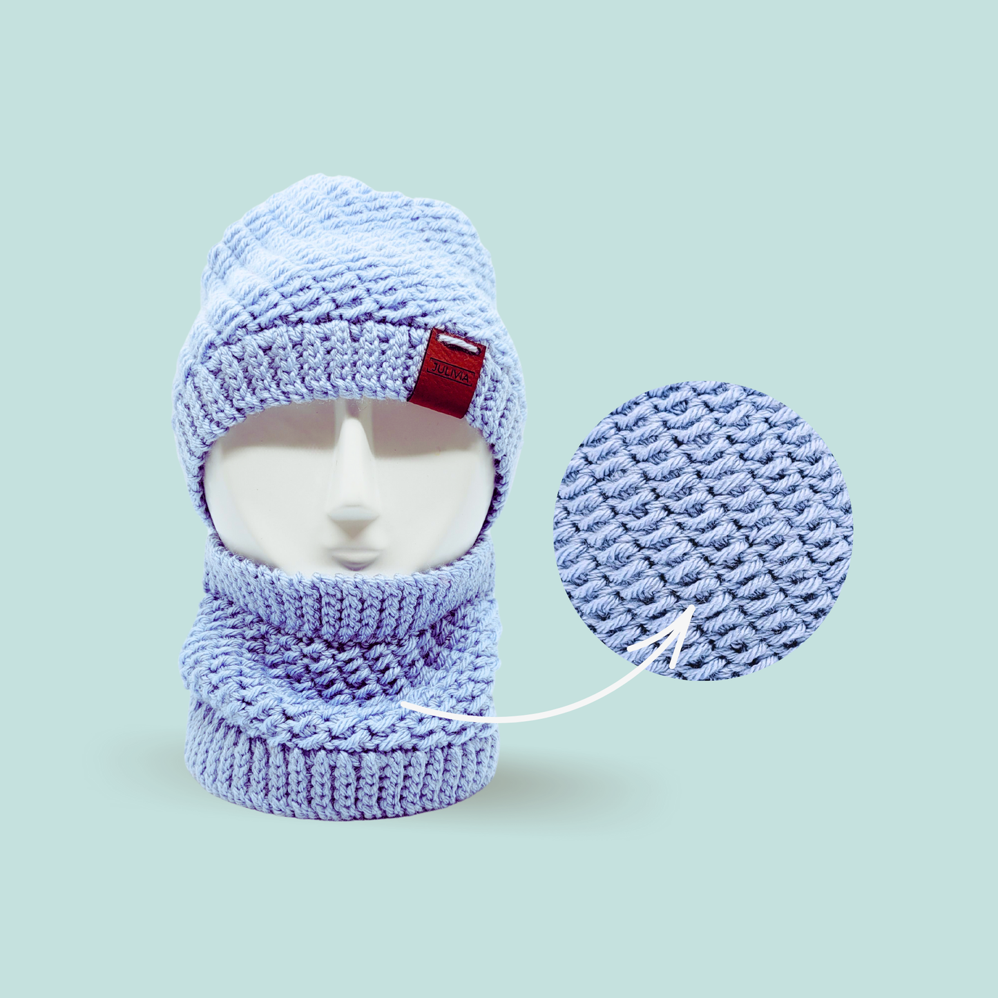 Crochet Behind the Scene Hat and Cowl Pattern Bundle