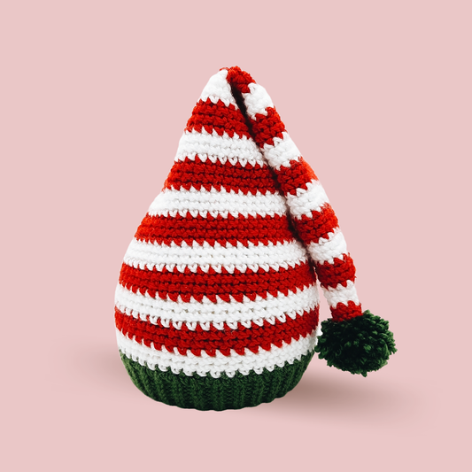 Crochet Festive Stripes Hat Pattern