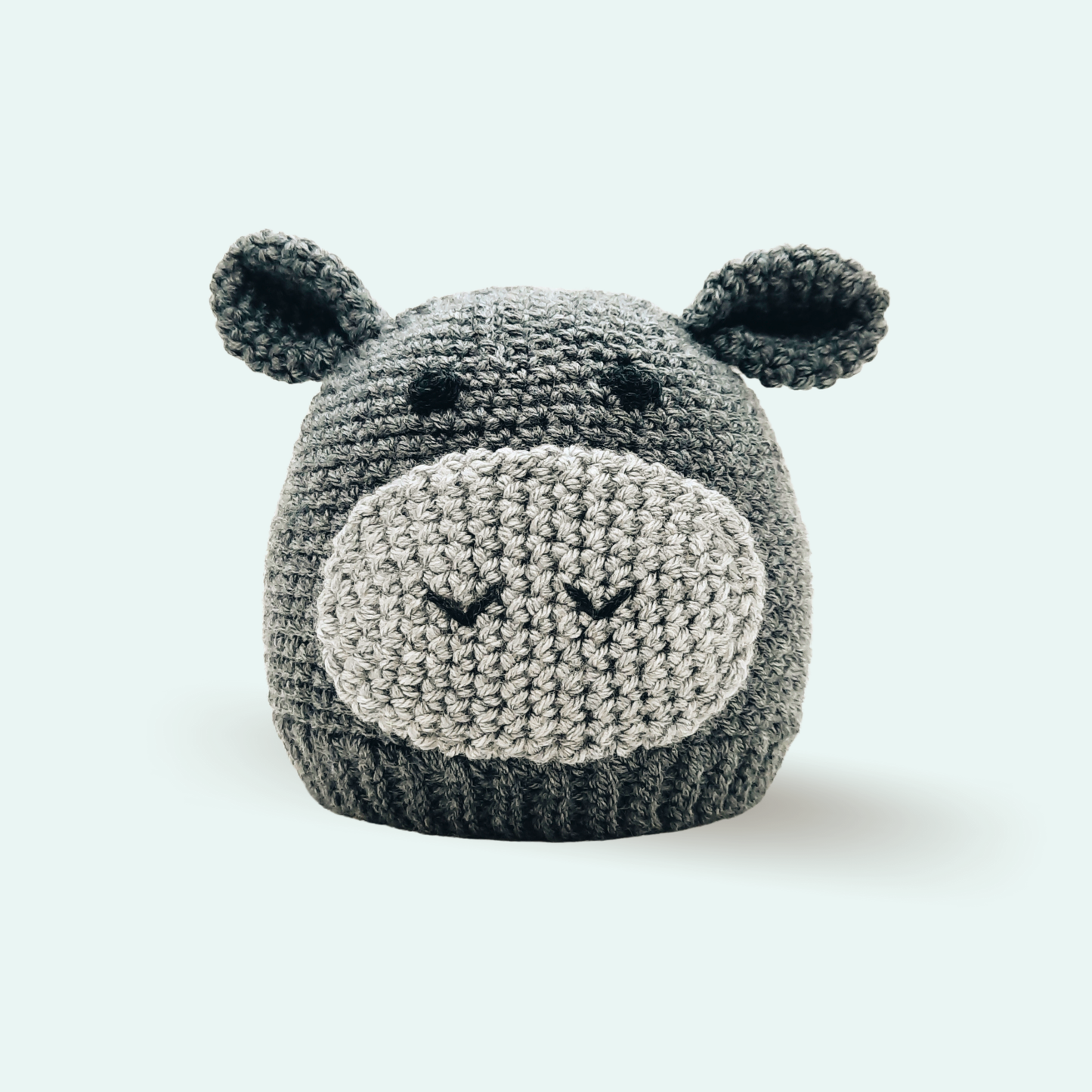 Crochet Hippo Hat Pattern