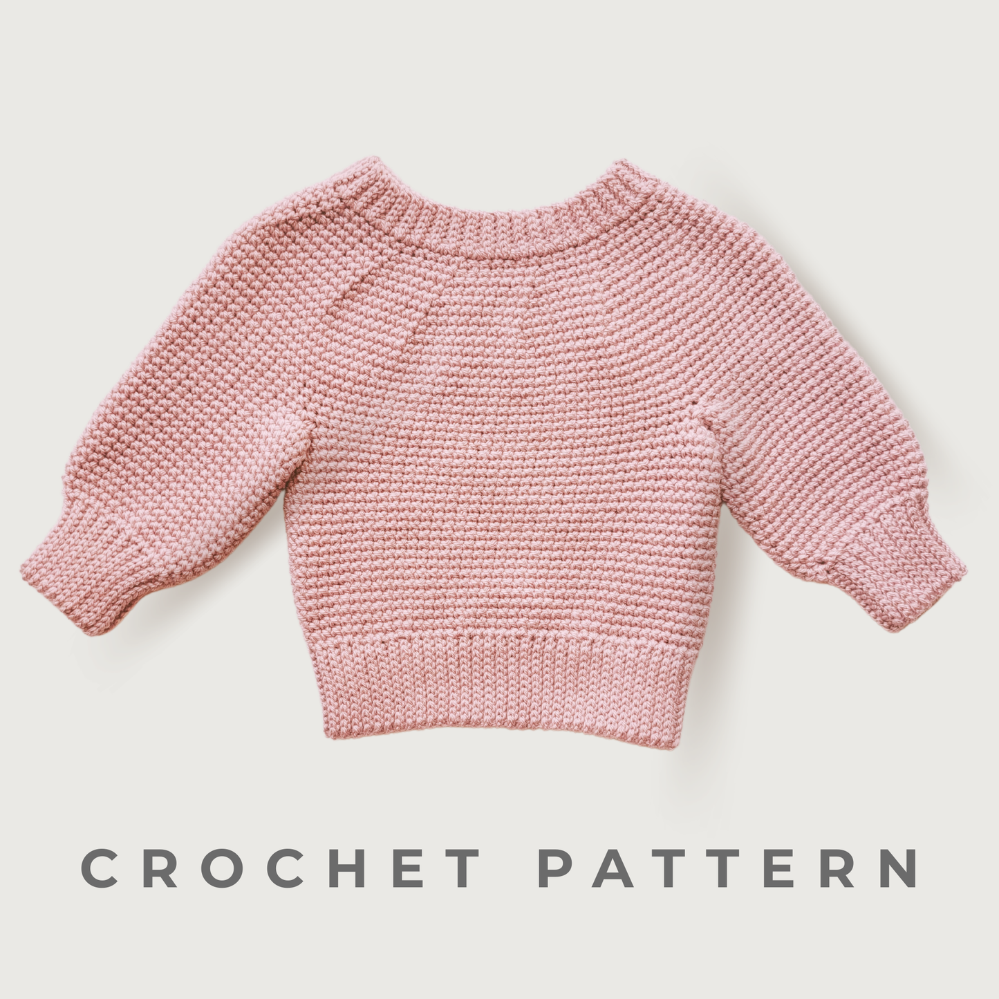 Crochet Bare Minimum Sweater Pattern