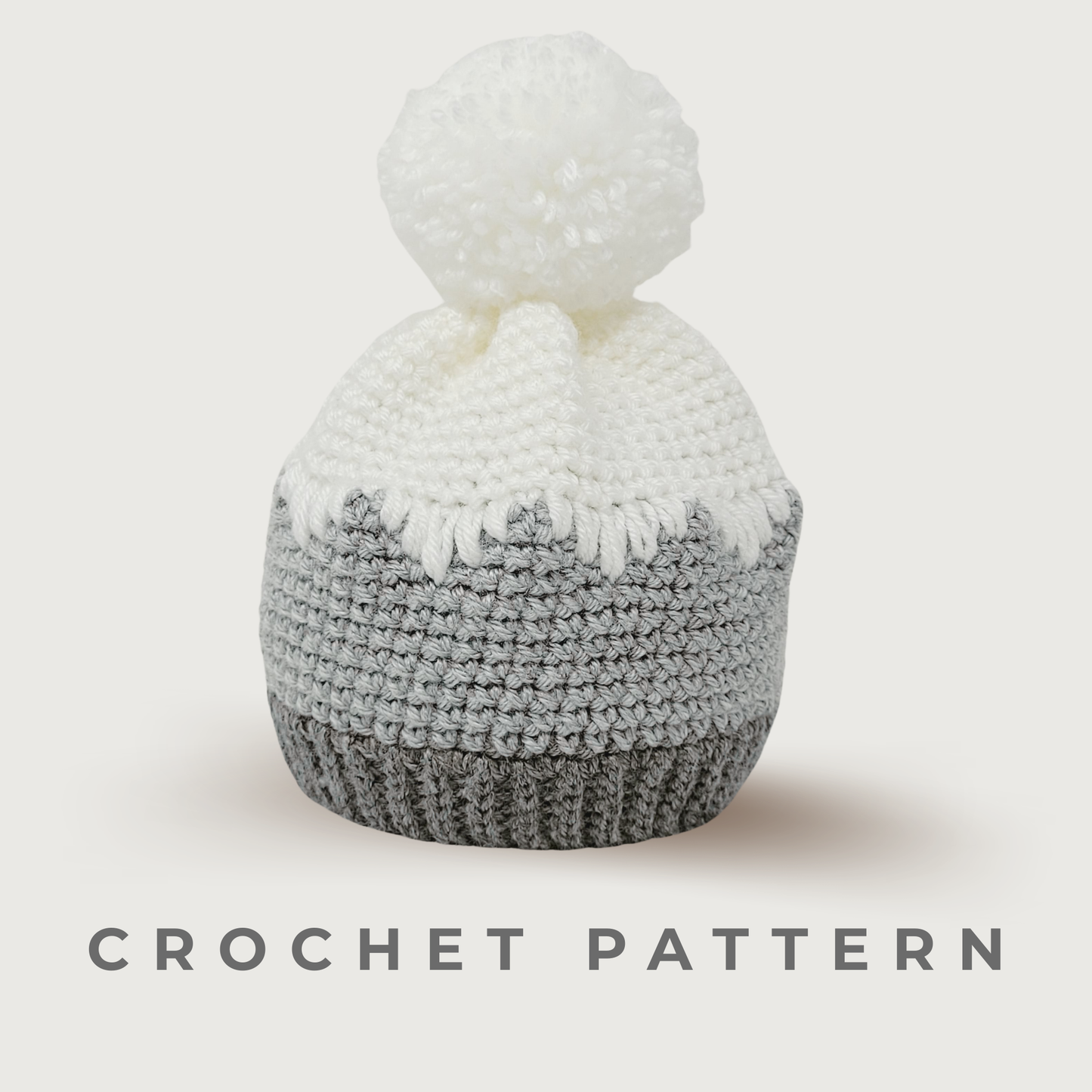 Crochet Icy Mountain Hat Pattern