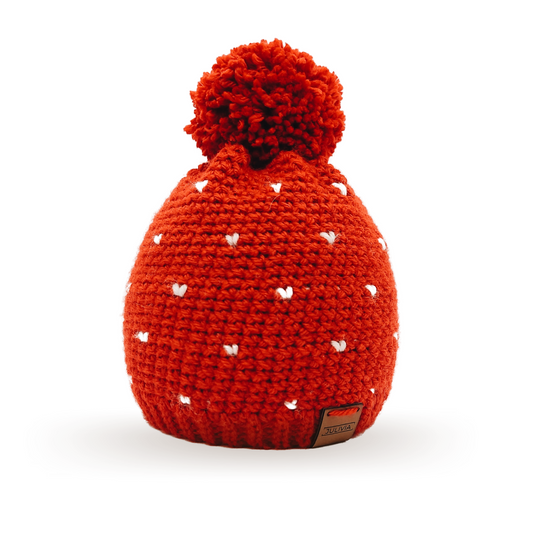 Crochet Mini Hearts Hat Pattern